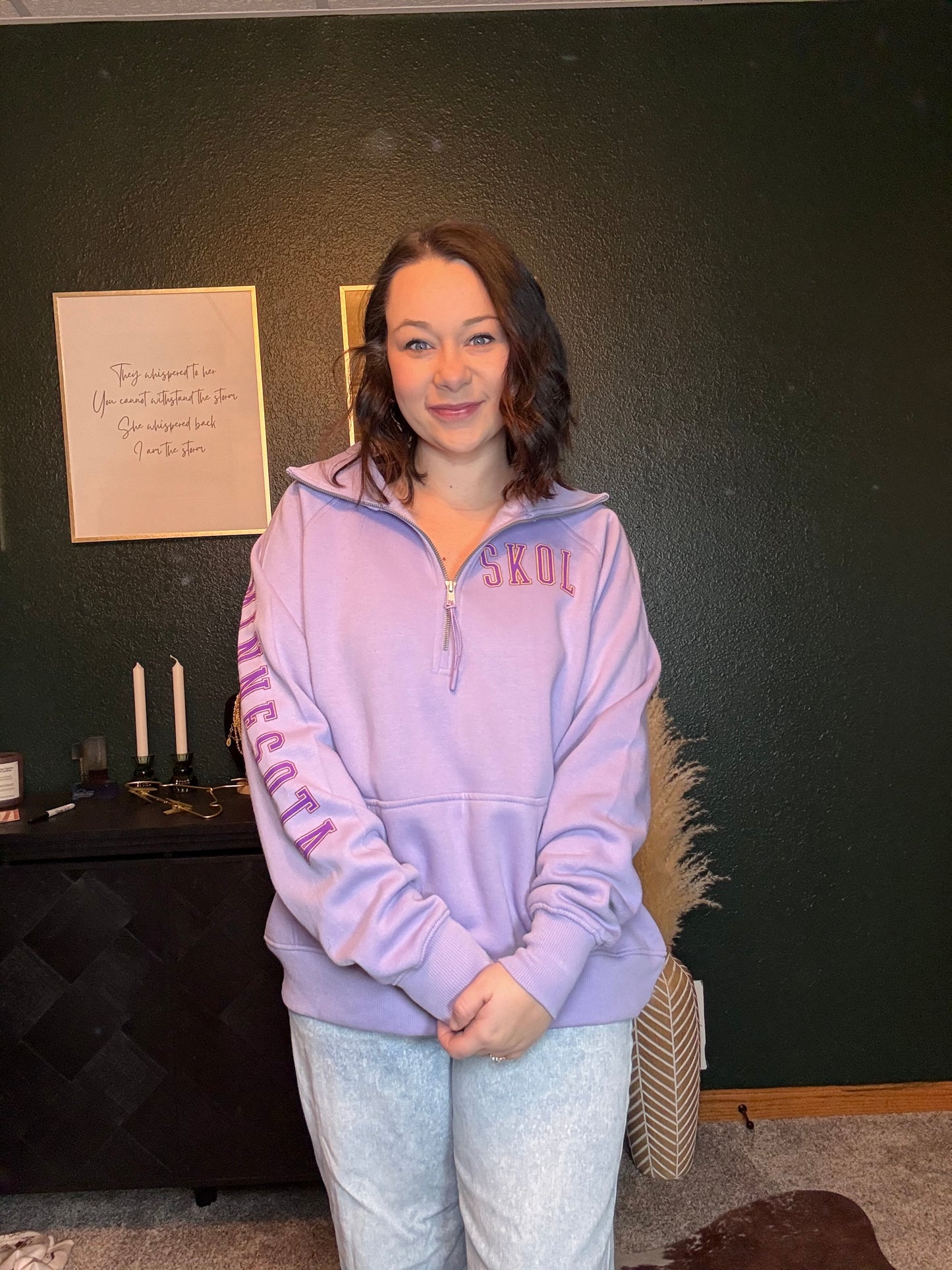 MN Varsity Boxy Half Zip