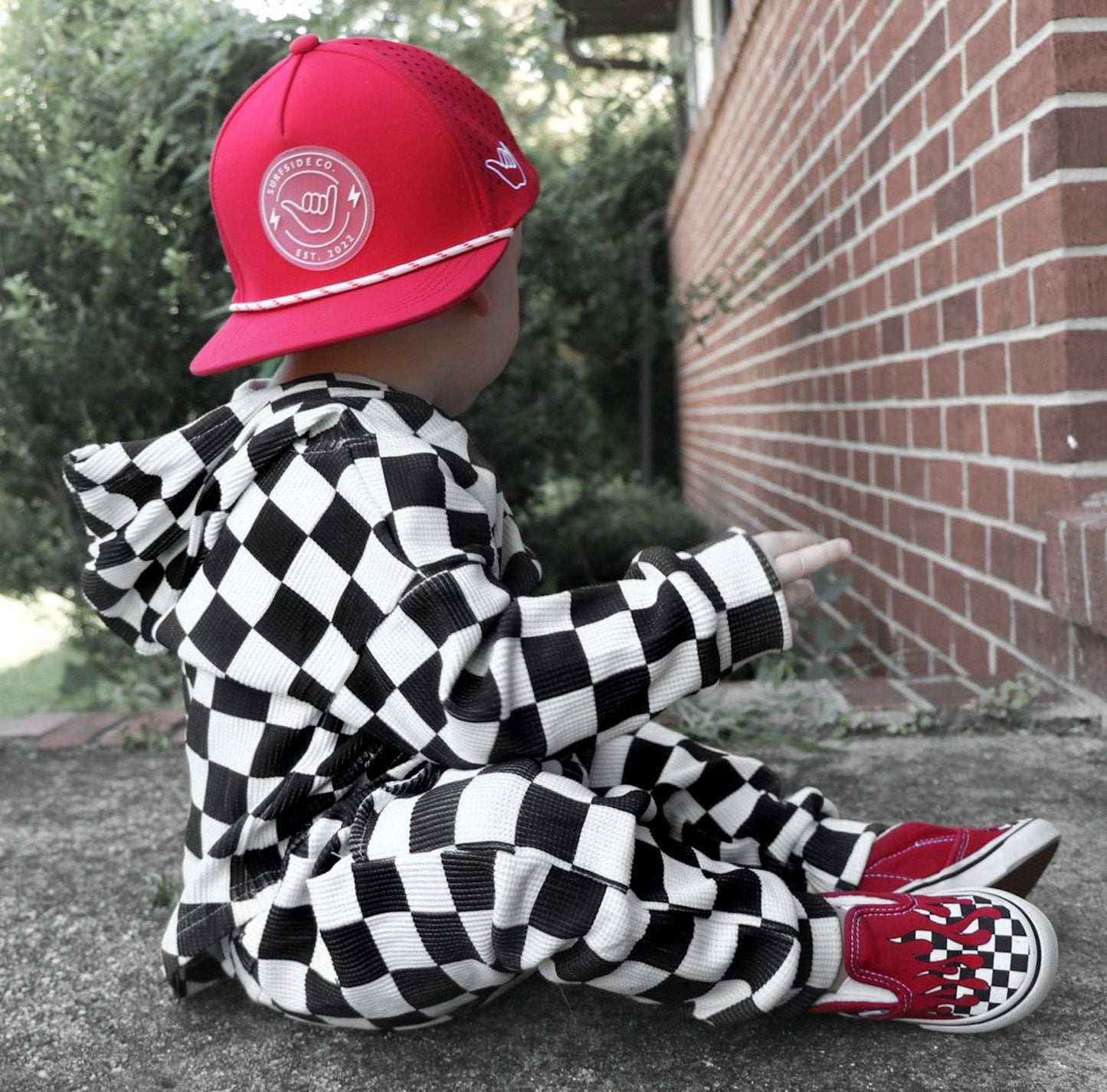 BLACK CHECKERED • WAFFLE