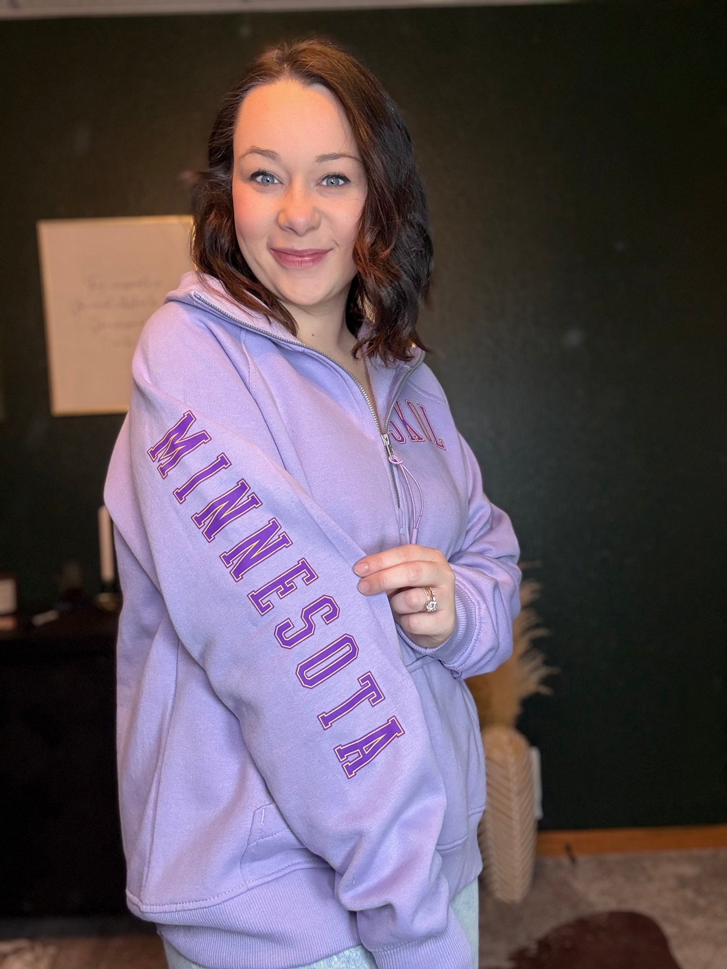 MN Varsity Boxy Half Zip