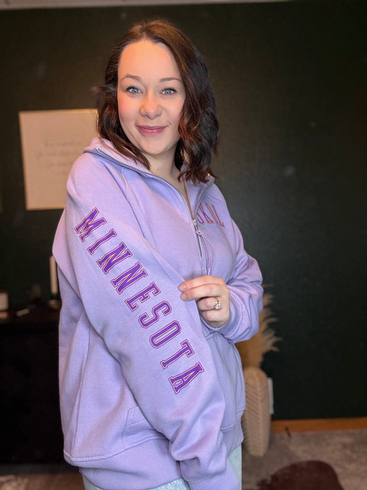 MN Varsity Boxy Half Zip