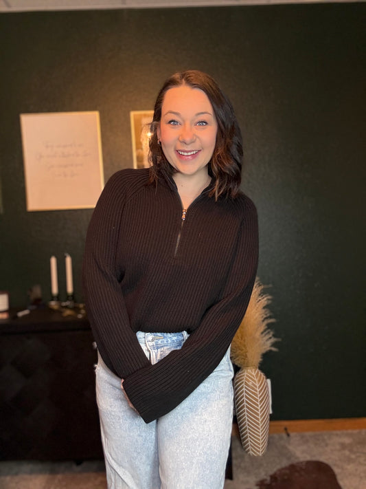 Debbie Half-Zip Sweater