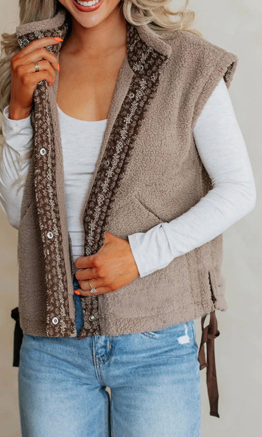 Sherpa Fleece Vest