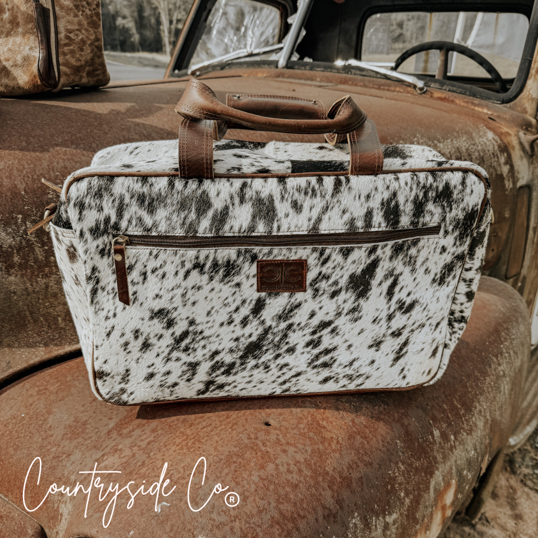 Saddlemen Cowhide Duffle Travel Bag