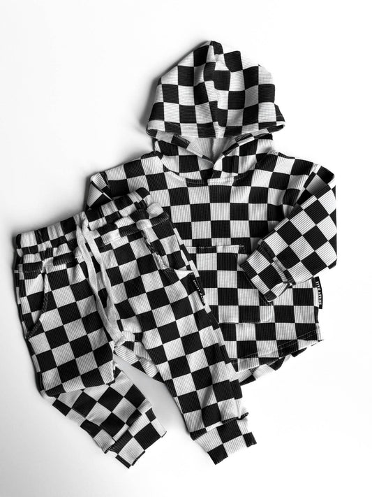 BLACK CHECKERED • WAFFLE