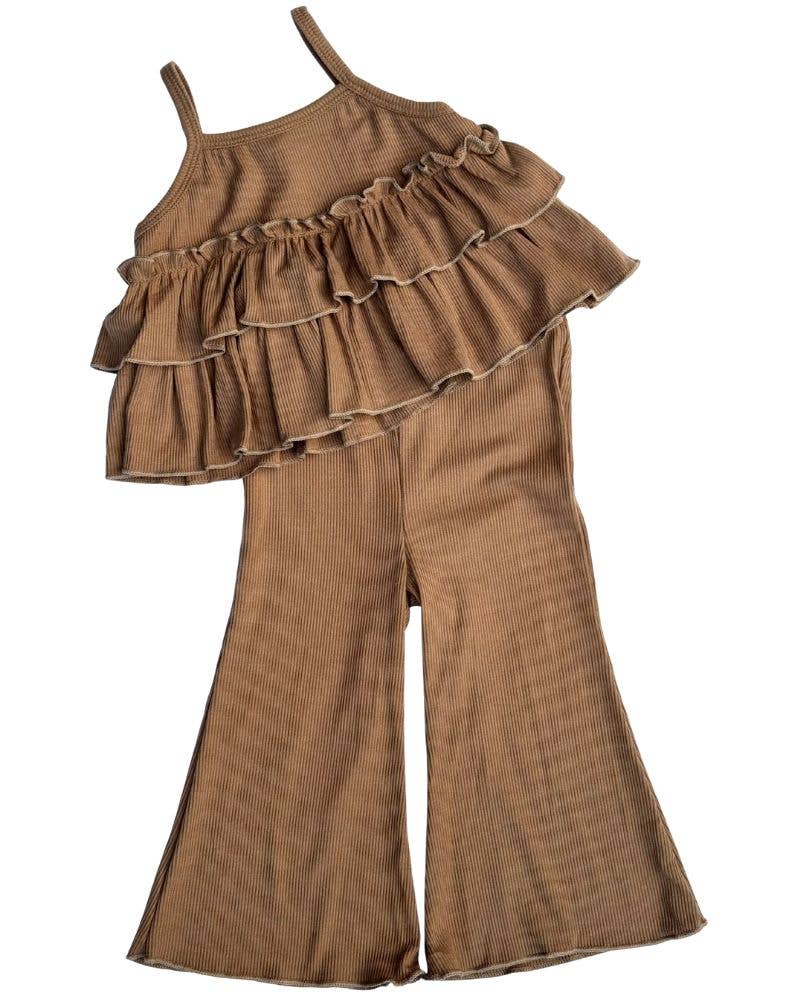 Presley Ruffle Tank Two-Piece Set